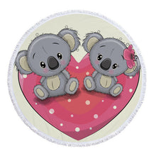 Load image into Gallery viewer, Beach Towel With Koala Pattern