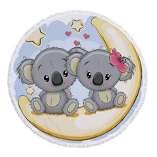 Load image into Gallery viewer, Beach Towel With Koala Pattern