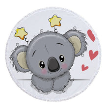 Load image into Gallery viewer, Beach Towel With Koala Pattern