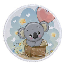 Load image into Gallery viewer, Beach Towel With Koala Pattern