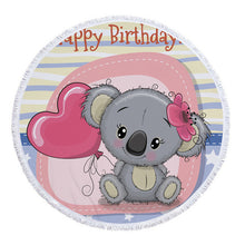 Load image into Gallery viewer, Beach Towel With Koala Pattern