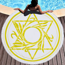 Load image into Gallery viewer, Patterned Beach Towel