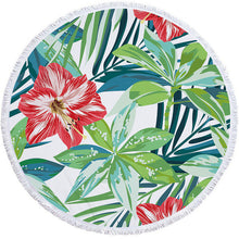 Load image into Gallery viewer, Flamingo Patterned Beach Towel
