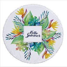 Load image into Gallery viewer, Floral Patterned Beach Towel