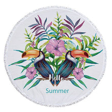 Load image into Gallery viewer, Floral Patterned Beach Towel