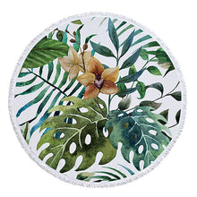 Load image into Gallery viewer, Floral Patterned Beach Towel