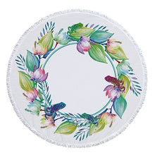 Load image into Gallery viewer, Floral Patterned Beach Towel