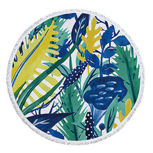 Load image into Gallery viewer, Floral Patterned Beach Towel