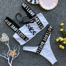Load image into Gallery viewer, Letter Printed Bikini