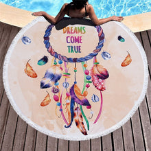 Load image into Gallery viewer, Dry Head Patterned Beach Towel