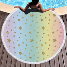 Load image into Gallery viewer, Unicorn Patterned Beach Towel