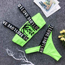 Load image into Gallery viewer, Letter Printed Bikini