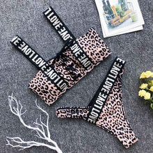 Load image into Gallery viewer, Letter Printed Bikini