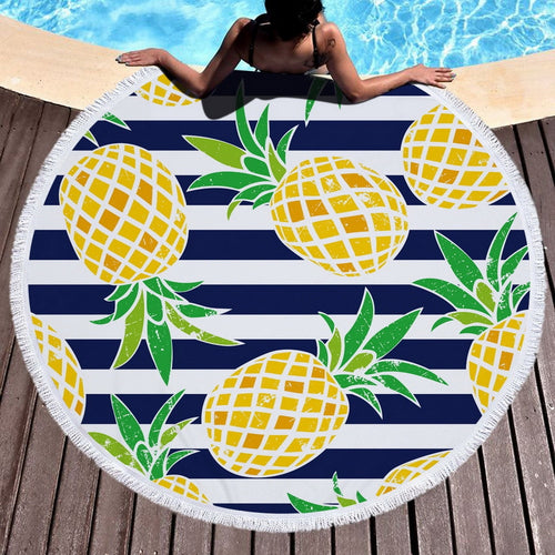 Pineapple Patterned Towel