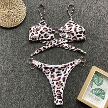 Load image into Gallery viewer, leopard print bikini