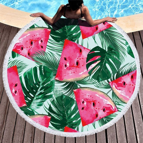 Watermelon Patterned Beach Towel