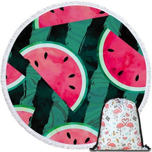 Load image into Gallery viewer, Watermelon Patterned Beach Towel