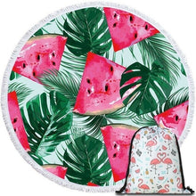 Load image into Gallery viewer, Watermelon Patterned Beach Towel