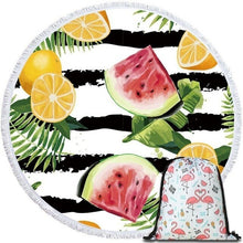 Load image into Gallery viewer, Watermelon Patterned Beach Towel
