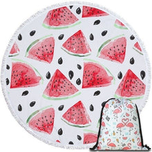 Load image into Gallery viewer, Watermelon Patterned Beach Towel