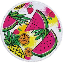 Load image into Gallery viewer, Watermelon Patterned Beach Towel