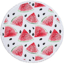 Load image into Gallery viewer, Watermelon Patterned Beach Towel