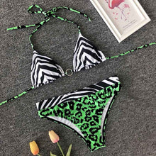 Load image into Gallery viewer, Leopard print bikini