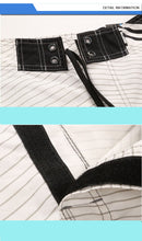 Load image into Gallery viewer, Black White Striped Shorts