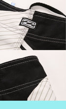 Load image into Gallery viewer, Black White Striped Shorts