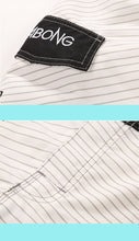 Load image into Gallery viewer, Black White Striped Shorts