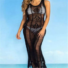 Load image into Gallery viewer, crochet braided beach dress
