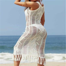 Load image into Gallery viewer, crochet braided beach dress